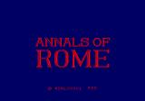 Annals of Rome per Amstrad CPC