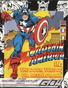 Captain America Defies the Doom Tube per Amstrad CPC