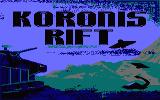 Koronis Rift per Amstrad CPC