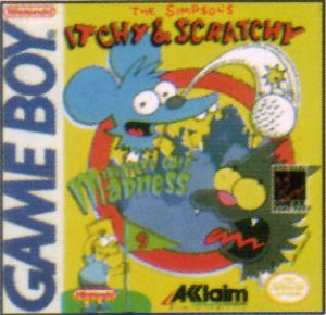Itchy & Scratchy in Miniature Golf Madness per Game Boy