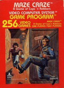 Maze Craze: A Game of Cops And Robbers per Atari 2600