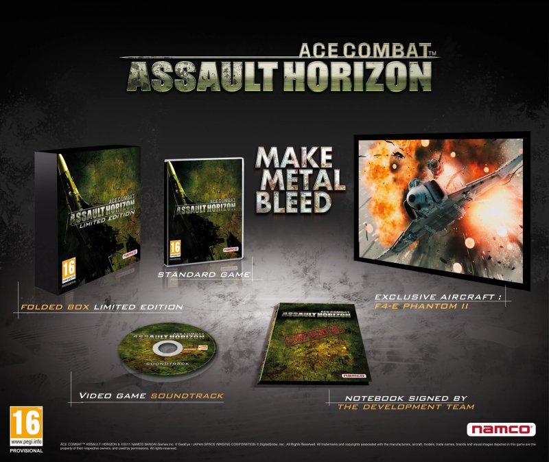 Svelata la Limited Edition di Ace Combat: Assault Horizon Svelata la Limited Edition di Ace Combat: Assault Horizon
