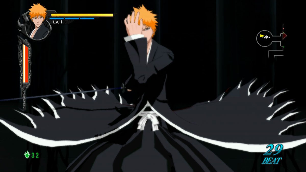 雪崩のようなイメージの中のBLEACH: Soul Resurrection