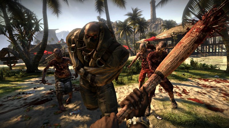 Dead Island: Definitive Edition, a fighting sequence