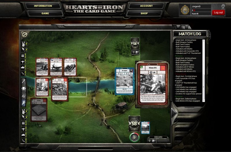 Immagine di Hearts of Iron - The Card Game per PC Windows
