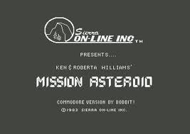 Mission: Asteroid per Commodore 64