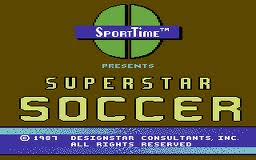 SuperStar Soccer per Commodore 64