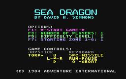 Sea Dragon per Commodore 64