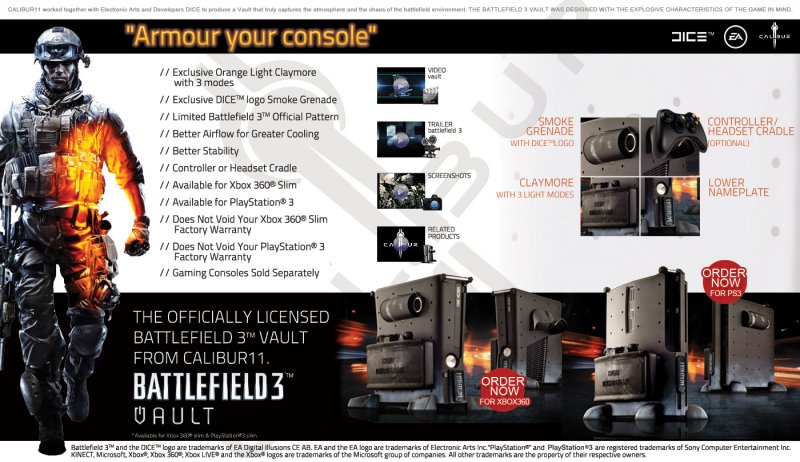 Battlefield 3 - Un'armatura per 360 e PS3