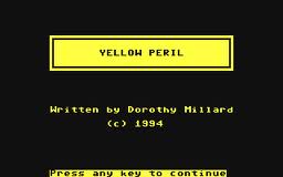 Yellow Peril per Commodore 64