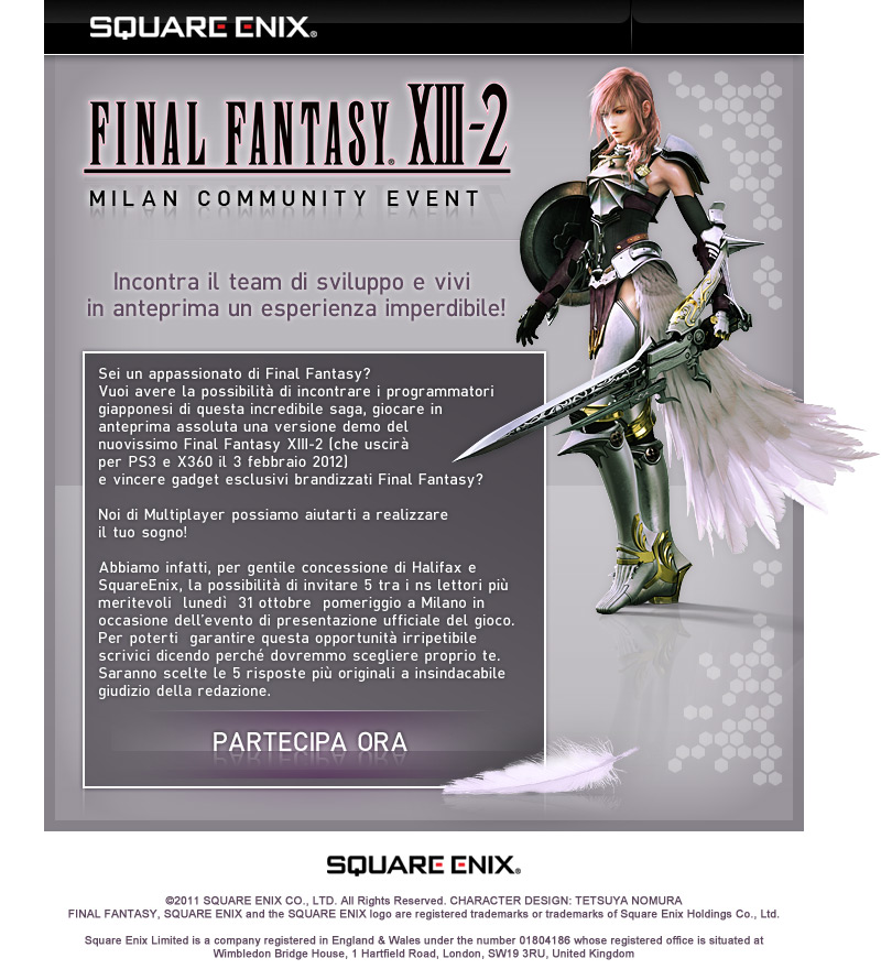 Multiplayer.it vi invita a provare Final Fantasy XIII-2 in anteprima!