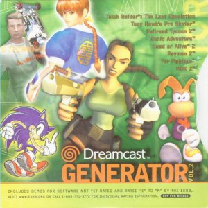 Generator Demo Disc Vol. 2 per Dreamcast