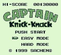 Captain Knick-Knack per Game Boy