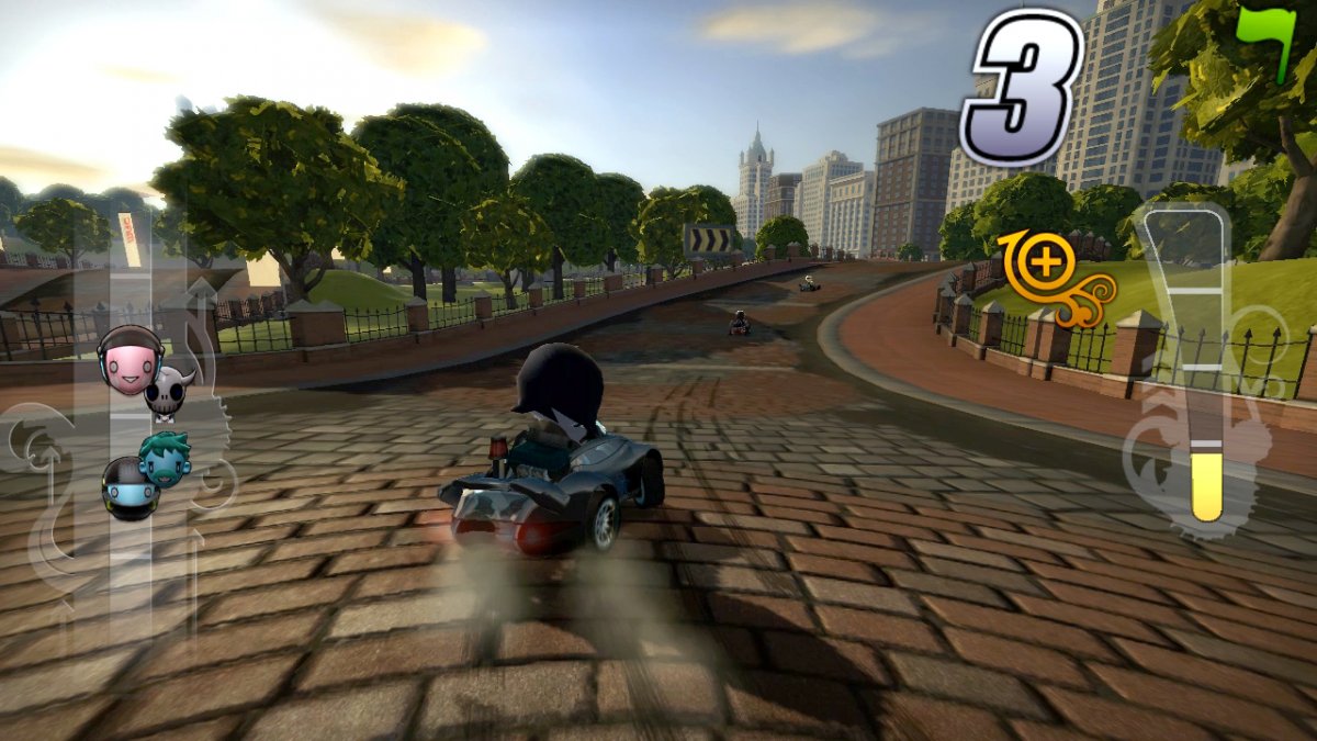 Modnation RacersはPlayStation Vitaでライブで演奏しました