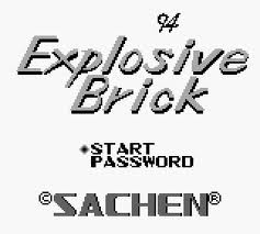 Explosive Brick per Game Boy