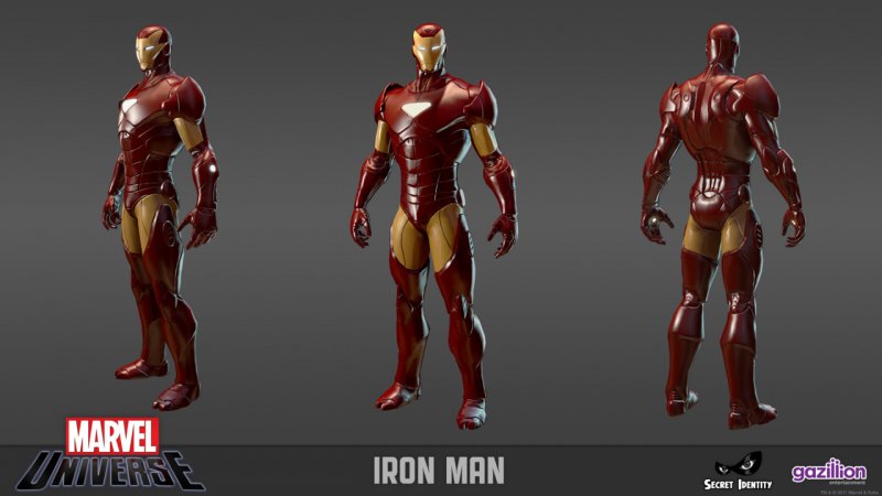 Marvel Universe Online - Il modello di Iron Man