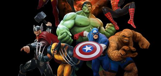 Alcuni personaggi di Marvel Heroes