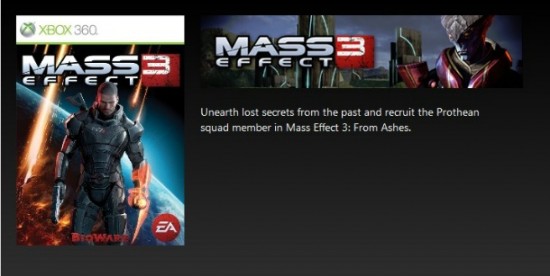 Mass Effect 3 - Spunta il DLC From Ashes Mass Effect 3 - Spunta il DLC From Ashes