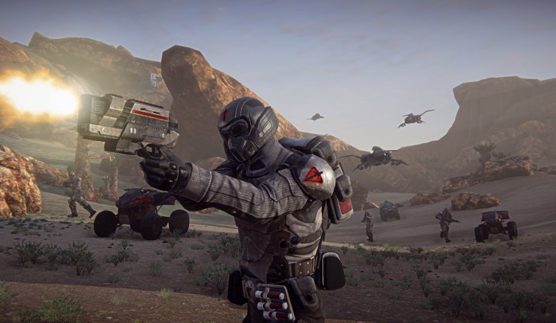 PlanetSide 2 girerà a 1080p su PlayStation 4