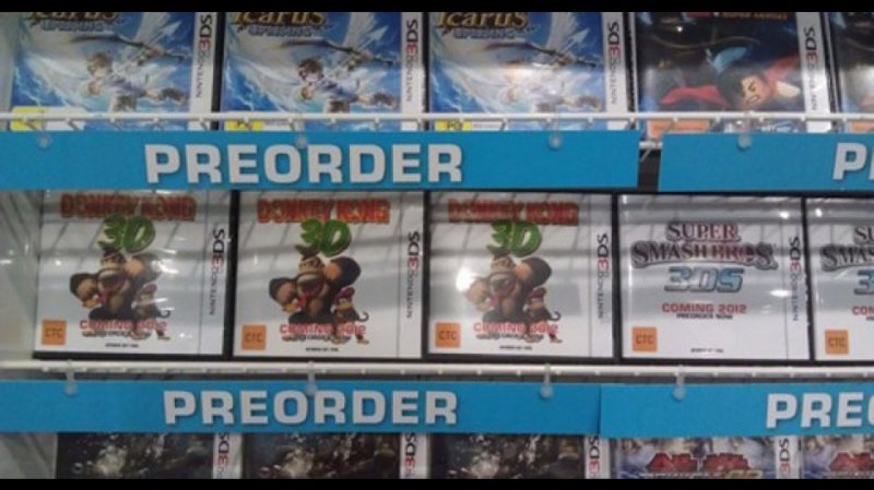 Donkey Kong 3D avvistato su uno scaffale