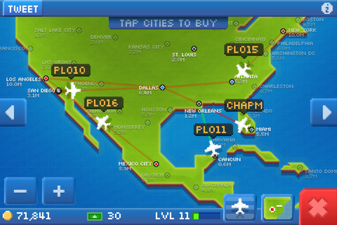 Immagine di Pocket Planes per iPad