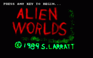 Alien Worlds per PC MS-DOS