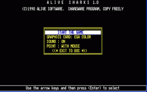 Alive Sharks per PC MS-DOS