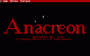 Anacreon: Reconstruction 4021 per PC MS-DOS