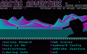 Arctic Adventure per PC MS-DOS