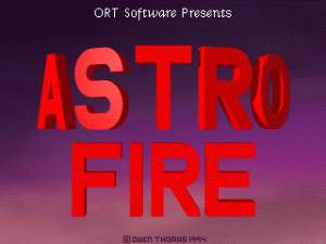 Astro Fire per PC MS-DOS