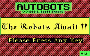 Autobots per PC MS-DOS