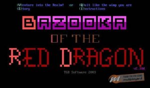 Bazooka of the Red Dragon per PC MS-DOS