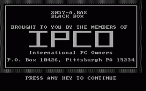 Black Box per PC MS-DOS