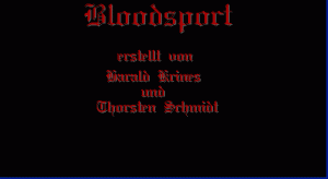 Bloodsport per PC MS-DOS