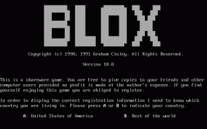 Blox per PC MS-DOS