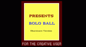 Bolo Ball per PC MS-DOS