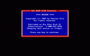 Boxzum per PC MS-DOS