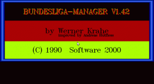Bundesliga Manager per PC MS-DOS