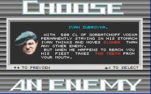 Choose an Enemy per PC MS-DOS