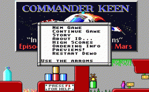 Commander Keen 1: Marooned on Mars per PC MS-DOS