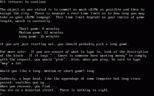 cRiMe per PC MS-DOS