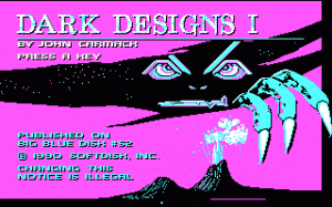 Dark Designs I: Grelminar's Staff per PC MS-DOS
