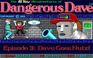 Dave Goes Nutz (Dangerous Dave 4) per PC MS-DOS