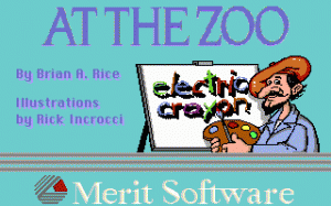 Electric Crayon 3.1: At the Zoo per PC MS-DOS