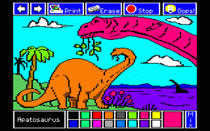 Electric Crayon Deluxe: Dinosaurs Are Forever per PC MS-DOS