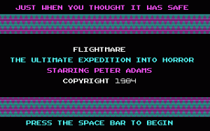 Flightmare per PC MS-DOS