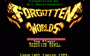 Forgotten Worlds per PC MS-DOS