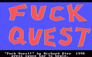 Fuck Quest per PC MS-DOS