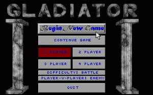 Gladiator per PC MS-DOS