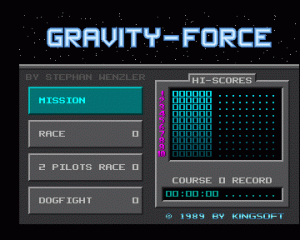 Gravity Force per PC MS-DOS